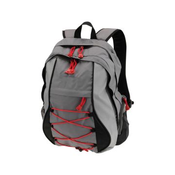 Fusion Backpack 24-MB02 grijs van nylon en polyester met verstelbare, gevoerde banden
