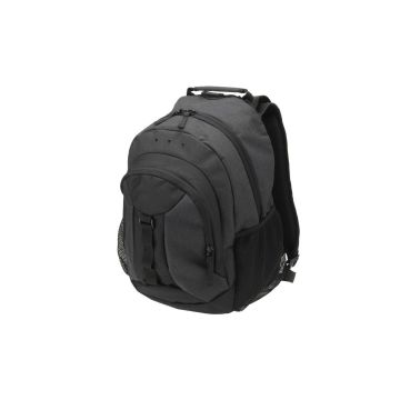 Zwarte Crown Summit Backpack van waterdicht nylon met gewatteerde verstelbare banden