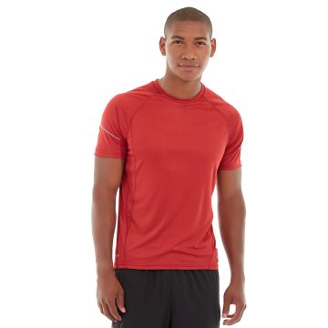 Atomic Endurance Running Tee (Crew-Neck)-XS-Red