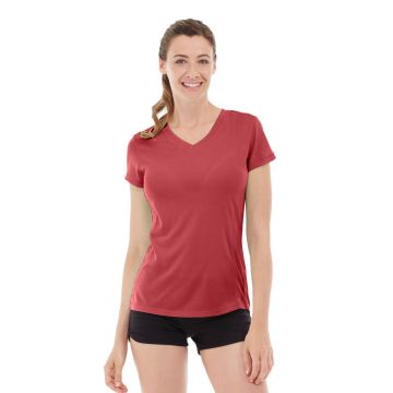 Gabrielle Micro Sleeve Top-XS-Red